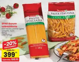 Spar SPAR durum száraztészta ajánlat