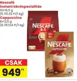 Spar Nescafé instant kávéspecialitás ajánlat
