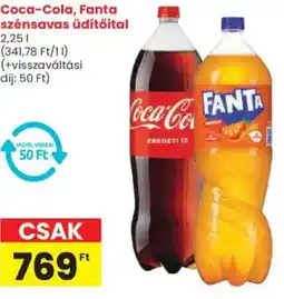 Spar Coca-Cola, Fanta szénsavas üdítőital ajánlat