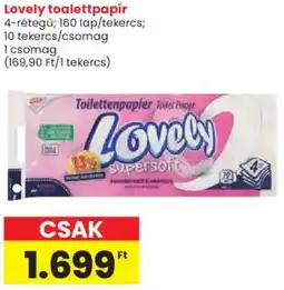 Spar Lovely toalettpapír ajánlat
