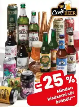 Interspar Kisüzemi sör ajánlat