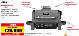 NINJA BBQ grillsütő OG701EU