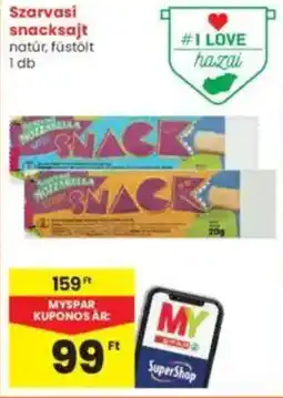 Interspar Szarvasi snacksajt ajánlat