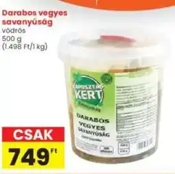 Interspar Darabos vegyes savanyúság ajánlat