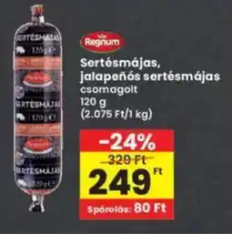 Interspar Regnum Sertésmájas, jalapeñós sertésmájas ajánlat