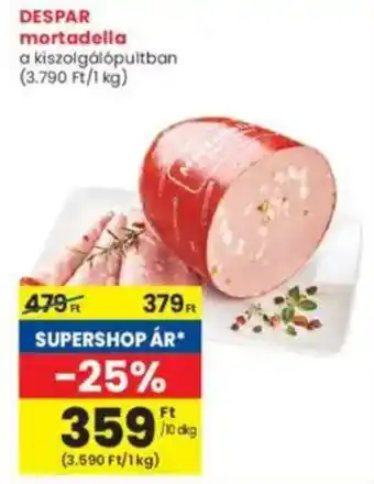 Interspar DESPAR mortadella ajánlat