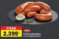 Interspar Regnum Pecsenyekolbász ajánlat
