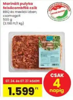 Interspar Marinált pulyka felsőcombfilé csík ajánlat