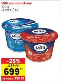 Interspar Milli szendvicskrém ajánlat