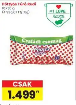 Interspar Pöttyös Túró Rudi ajánlat