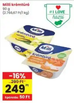 Interspar Milli krémtúró ajánlat