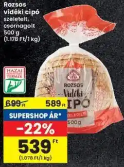 Interspar Rozsos vidéki cipó ajánlat