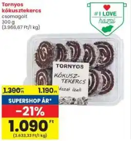 Interspar Tornyos kókusztekercs ajánlat