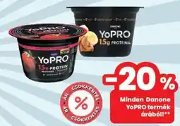 Interspar Danone YoPRO termék ajánlat