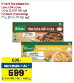 Interspar Knorr leveskocka, izesítőkocka ajánlat