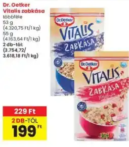 Interspar Dr. Oetker Vitalis zabkása ajánlat