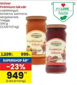 Interspar Univer Prémium lekvár ajánlat