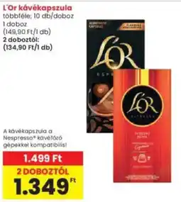 L'Or kávékapszula