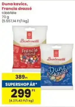Interspar Duna kavics, Francia drazsé ajánlat