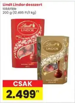 Lindt Lindor desszert