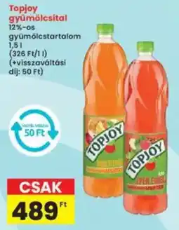 Interspar Topjoy gyümölcsital ajánlat