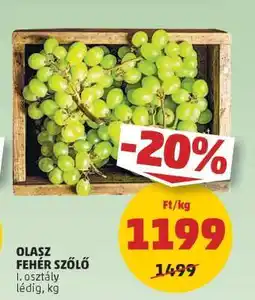 PENNY Olasz fehér szőlő ajánlat