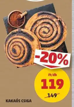 PENNY Kakaós csiga ajánlat