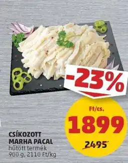 PENNY Csíkozott Marha Pacal ajánlat