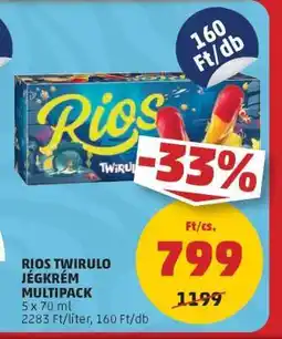 PENNY RIOS TWIRULO JÉGKRÉM MULTIPACK ajánlat