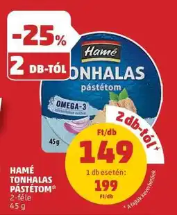 PENNY Hamé Tonhalas Pástétom ajánlat