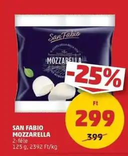 PENNY San Fabio Mozzarella ajánlat