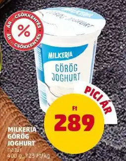 PENNY MILKERIA GÖRÖG JOGHURT natúr ajánlat