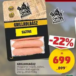 PENNY GRILLKOLBÁSZ ajánlat