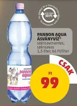 PENNY Pannon Aqua Ásványvíz ajánlat