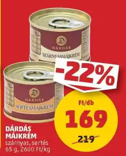 PENNY Dárdás Májkrém ajánlat