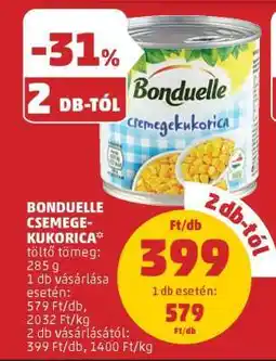 PENNY Bonduelle Csemegekukorica ajánlat