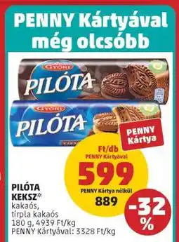 PENNY PILÓTA KEKSZ ajánlat
