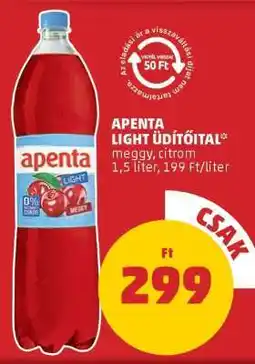 PENNY Apenta Light Üdítőital ajánlat