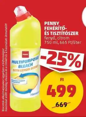 PENNY PENNY Fehérítő- és tisztítószer ajánlat
