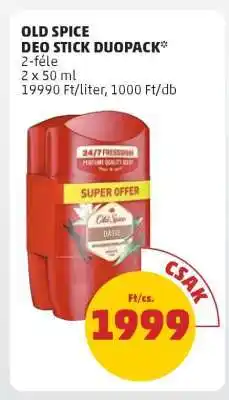 PENNY OLD SPICE DEO STICK DUOPACK ajánlat