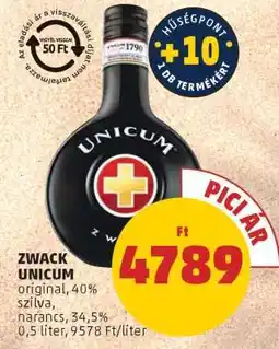 PENNY Zwack Unicum ajánlat