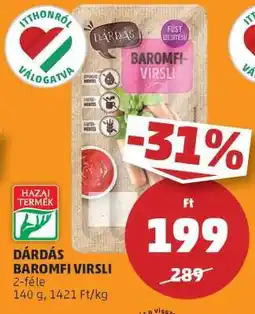 PENNY Dárdás Baromfi Virsli ajánlat