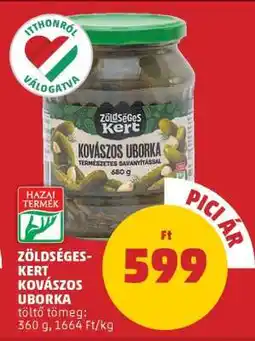 PENNY Zöldséges Kert Kovászos Uborka ajánlat