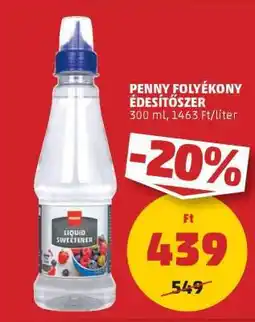 PENNY PENNY Folyékony Édesítőszer ajánlat