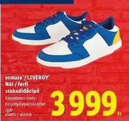 Lidl esmara / LIVERGY Női / férfi szabadidőcipő ajánlat