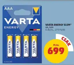 PENNY Varta Energy elem ajánlat