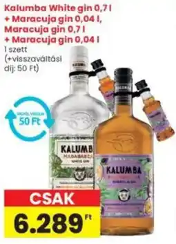 Interspar Kalumba gin + Maracuja gin ajánlat