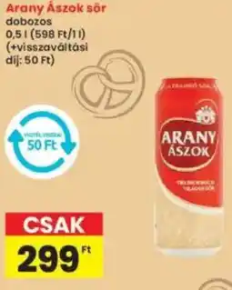 Interspar Arany Ászok sör ajánlat