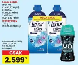 Interspar Lenor öblítő ajánlat