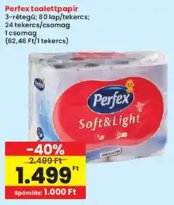 Interspar Perfex toalettpapir ajánlat